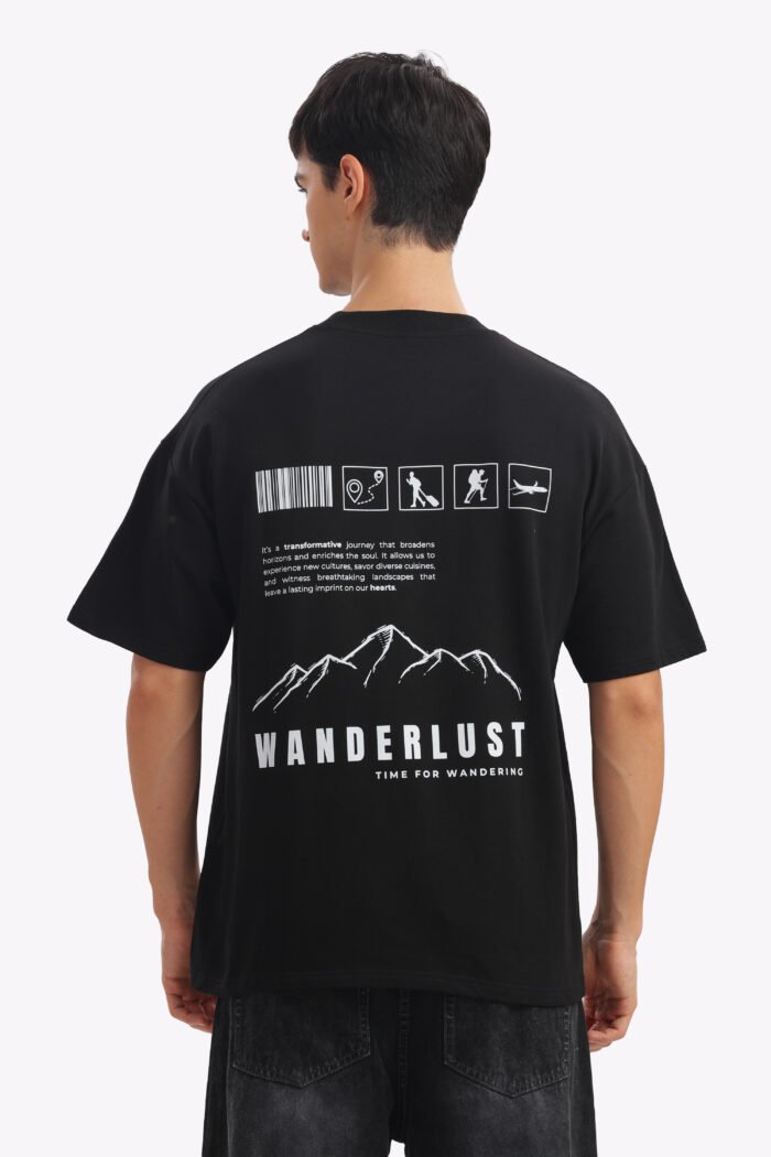 Back Printed Oversized T shirt